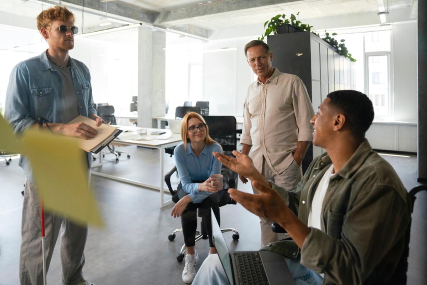 Professionelle Finanzanalyse und Strategieentwicklung im Besprechungsraum